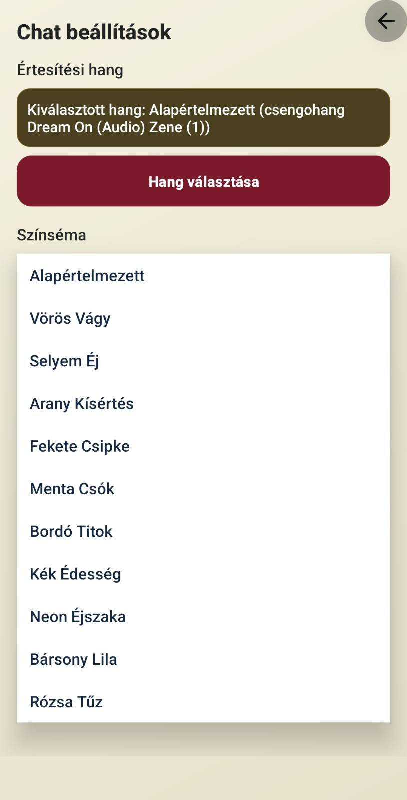 Beállítások